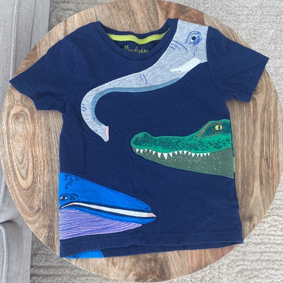 Mini Boden Other - Mini Boden Animal Appliqué Shirt